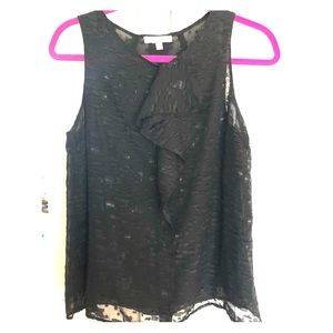 Skies are Blue, black sleeveless blouse